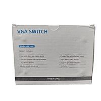 I-TEK 4-Port VGA Video Switch – Multi-Monitor Output | 15-Pin VGA Connector