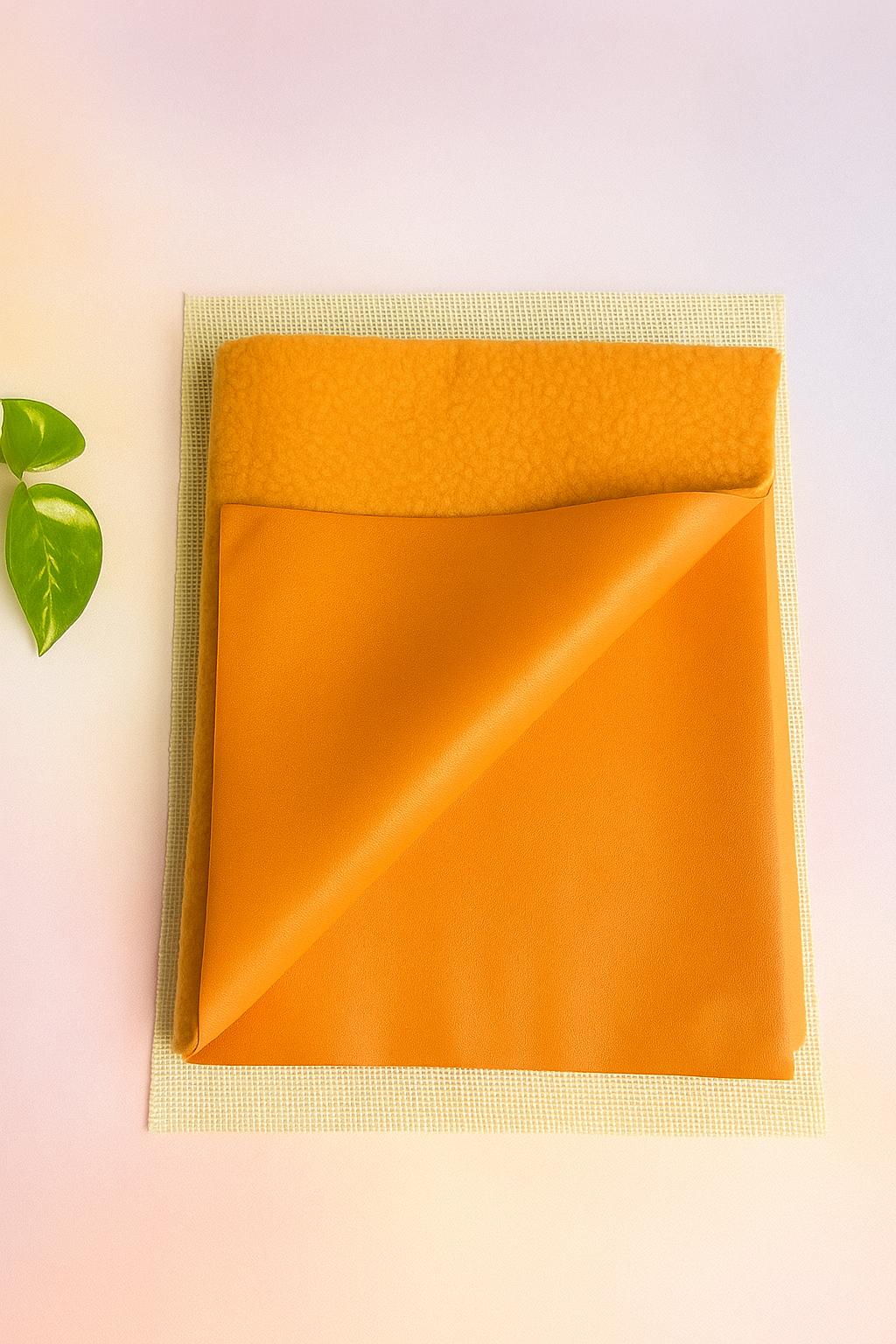 Baby Dry Sheet / Oil Massage Mat - Honey Orange Baby Dry Sheet / Oil Massage Mat - Honey Orange