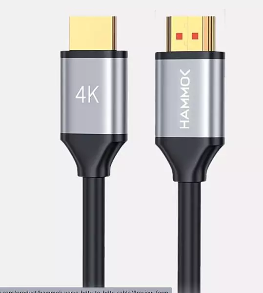 Hammok VERVE 20M HDMI Fiber Optic Cable – High-Speed 4K Gaming & Multimedia Cable