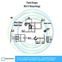 RHI Series Panel Hinges