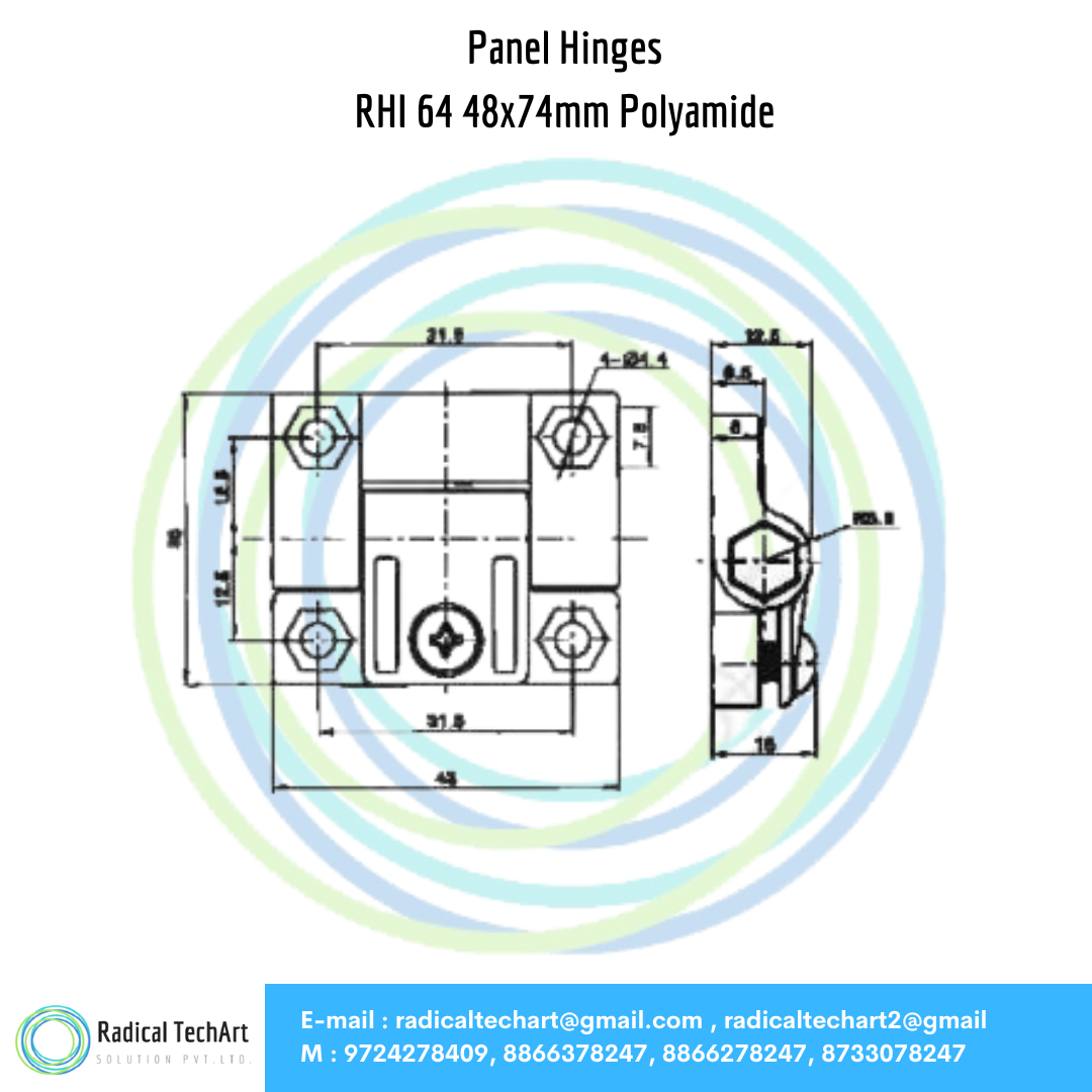 RHI Series Panel Hinges