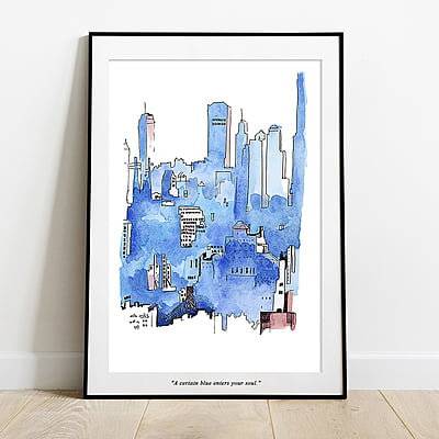 Blue Bliss-Art No. 34/2022 Blue Bliss-Art No. 34/2022