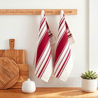 Striped Kitchen Towel Set of 2