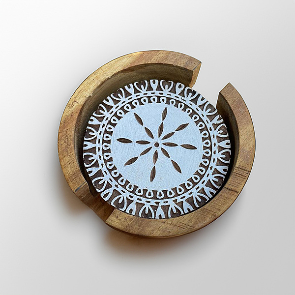 Wooden Block Candle Tea Light Holders