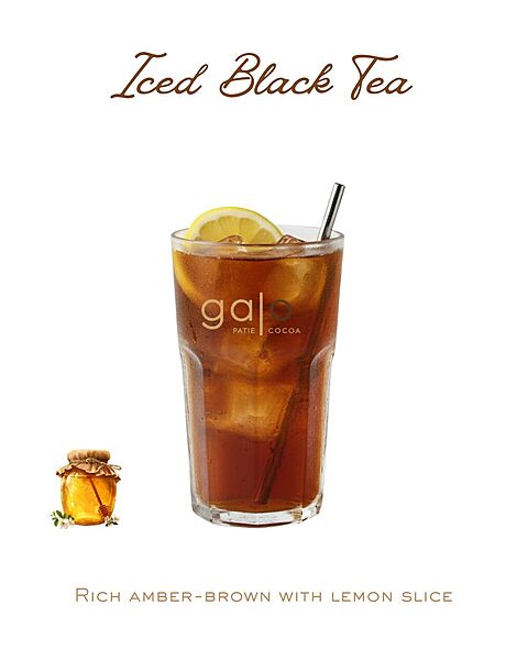 Iced Black Tea Lemon Mint