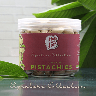 Nuts in a Jar Iranian Pistachios Signature Collection 250 Grams Nuts in a Jar Iranian Pistachios Signature Collection 250 Grams