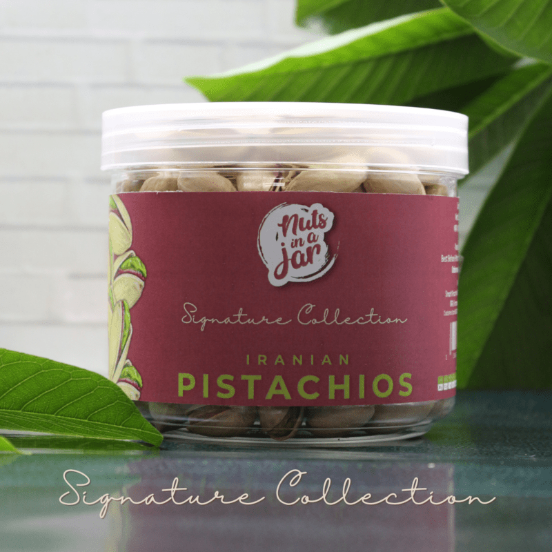 Nuts in a Jar Iranian Pistachios Signature Collection 250 Grams Nuts in a Jar Iranian Pistachios Signature Collection 250 Grams