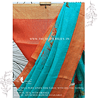 PURE LINEN SILK SAREE YBRSLIN23796