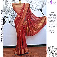 PURE GEORGETTE SAREE  VFLSGRS23919