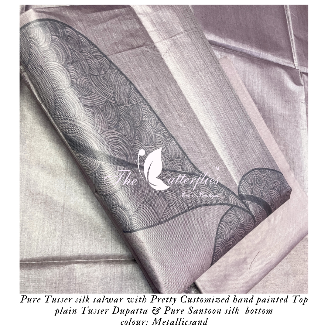 PURE TUSSER SILK SALWAR ANCCTRS24220