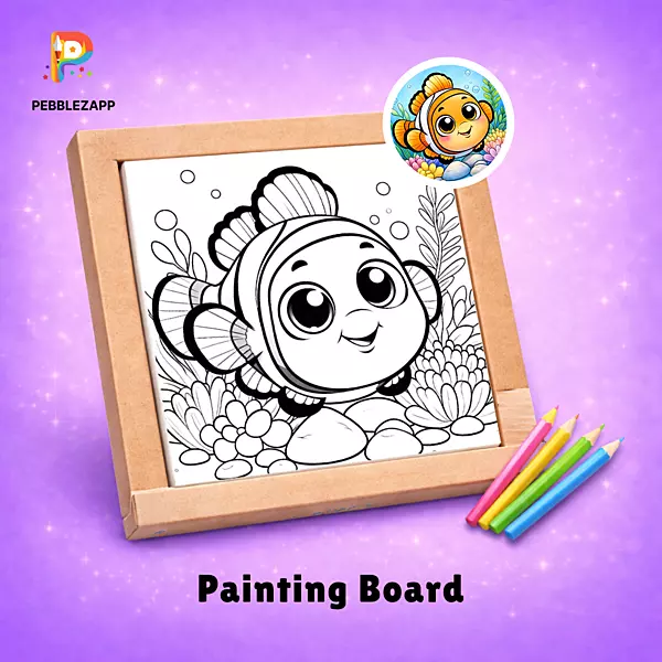 Cute Clownfish Coloring