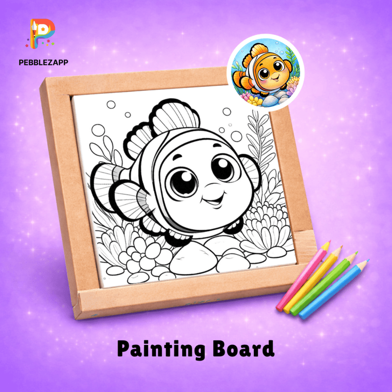 Cute Clownfish Coloring