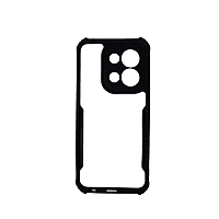 Zigdeal HM 15C Transparent Phone Case – Clear Back | Black Border | Protective Cover