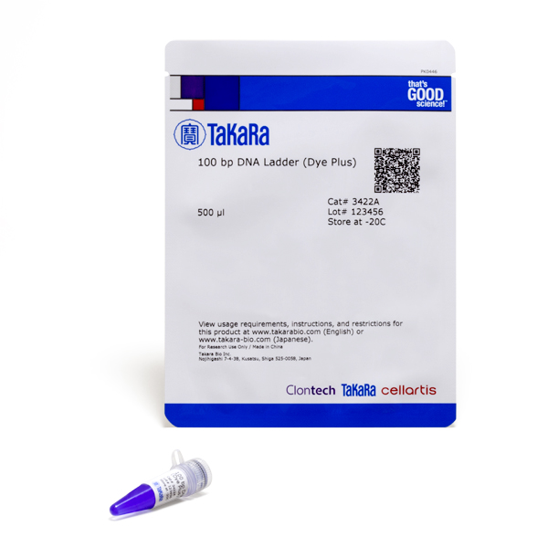 100bp DNA Ladder (Dye Plus) 500ul TaKaRa