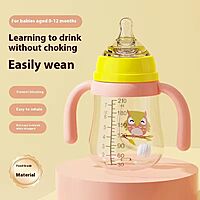 Infant Feeding Bottle with Dual Handles - 180ml Infant Feeding Bottle with Dual Handles - 180ml
