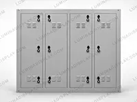 Wide-format MS GI outdoor P4 LED cabinet 1600 x 960 mm, rear service access – Lumina
