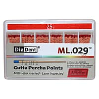DiaDent Gutta Percha Points 2% – ISO Standard Root Canal Points