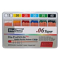 DiaDent Gutta Percha Points 6% – Special Tapered Root Canal Points