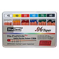 DiaDent Gutta Percha Points 6% – Special Tapered Root Canal Points