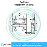 RHI Series Panel Hinges