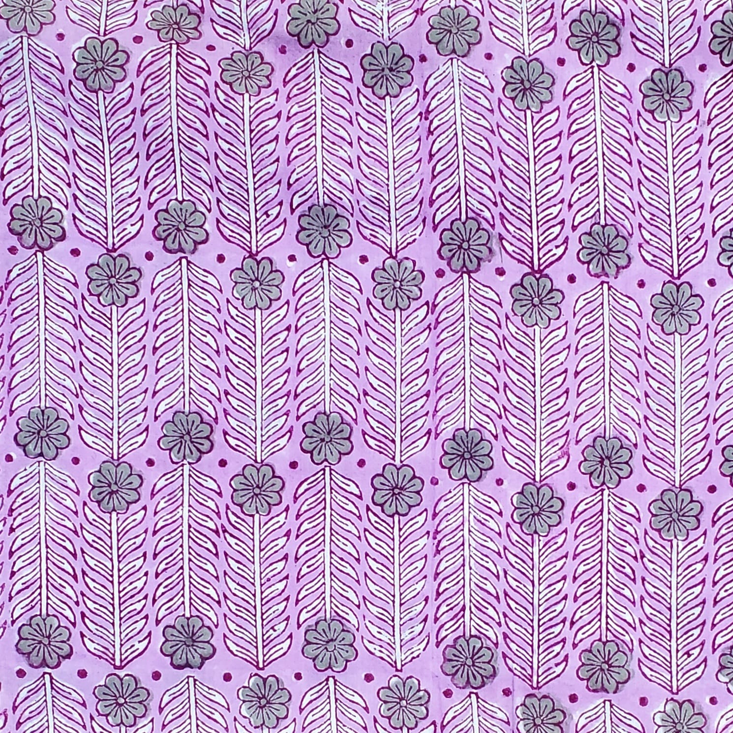 Sanganeri Handblock Cotton Fabric #35