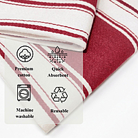 Striped Kitchen Towel Set of 2