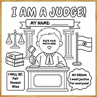 I Am a Judge – Colour & Frame Kit
