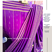SEMI CREPE SILK SAREE DVFSCRE22871
