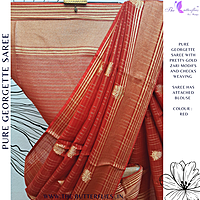 PURE GEORGETTE SAREE  VFLSGRS23919