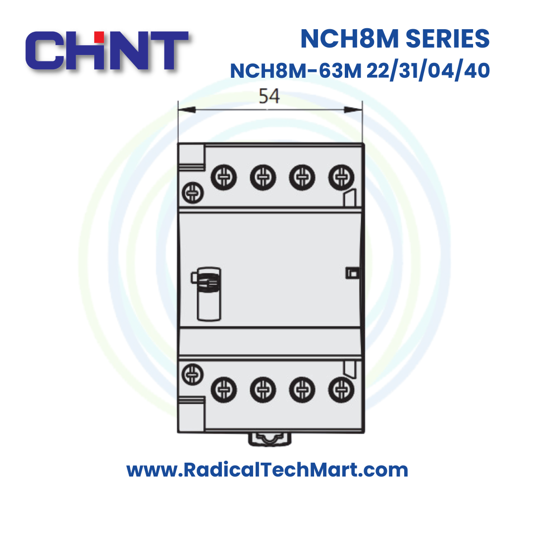 Chint NCH8-63M Modular Contactor - 22A, 31A, 40A