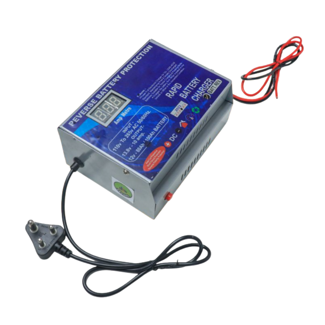 SMPS Rapid Battery Charger, Input Voltage: 265 V/Ac, Output Voltage: 13.8V, 100Ah