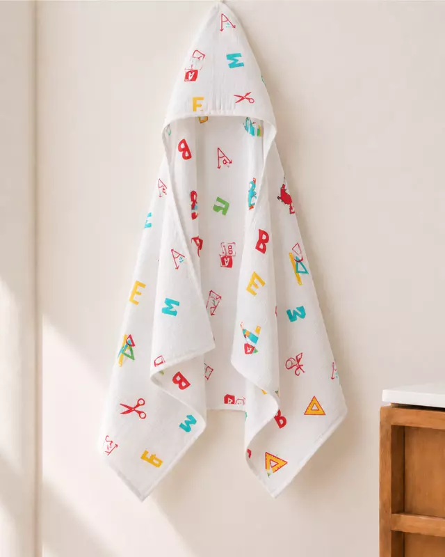 Muslin Double layer cap towel (0-24 Months)