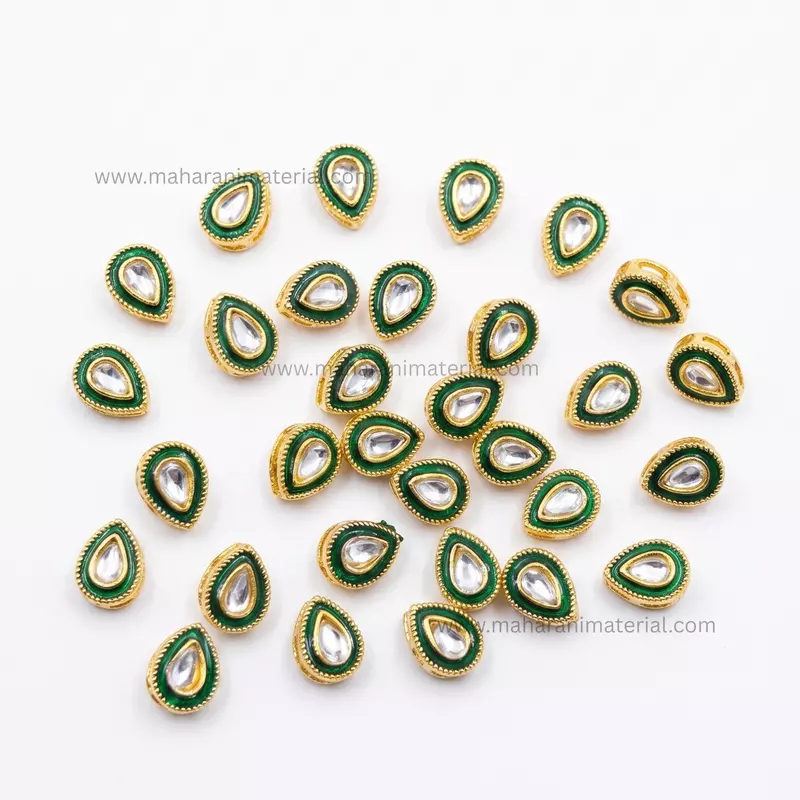 Meena Kundan Drop M 