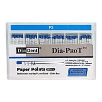 Diadent Pro T Paper Points F3 Pack of 100 Endodontic Paper Points