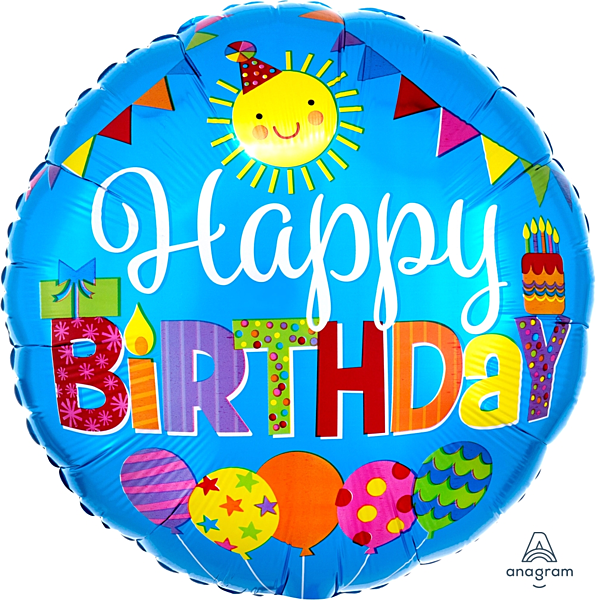 Anagram Happy Birthday Kids Party Standred XL-181168