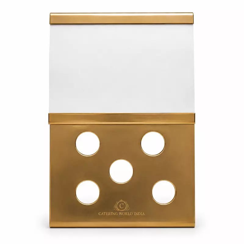 CARD STAND HOLE GOLD