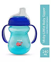 LuvLap Mobby Little Sipper - 240 ml Blue