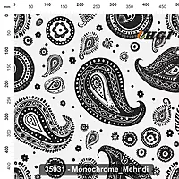 35931 Monochrome Mehndi