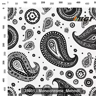 35931 Monochrome Mehndi