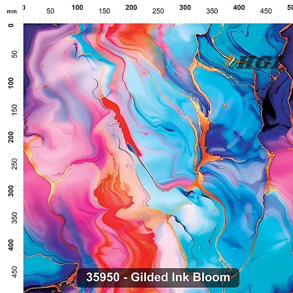 35950 Gilded Ink Bloom 35950 Gilded Ink Bloom