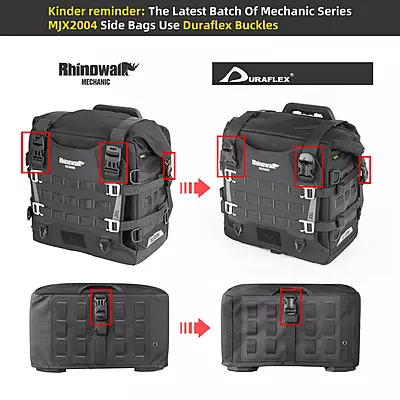 Rhinowalk Mechanic Series - 35L Motorcycle Side Bag - Quick Release Waterproof Saddlebag Rhinowalk Mechanic Series - 35L Motorcycle Side Bag - Quick Release Waterproof Saddlebag