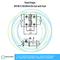 RHI Series Panel Hinges
