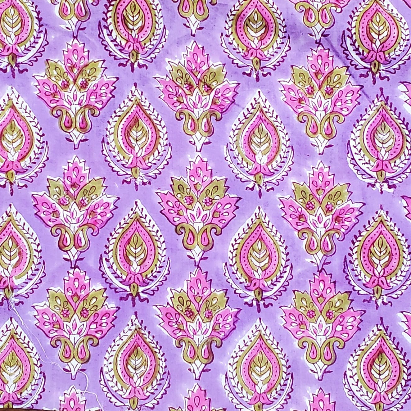 Sanganeri Handblock Cotton Fabric #36