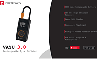 Tyre Inflator Portronics