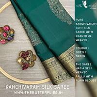 Pure Kanchivaram Silk saree SHSSKAN20623