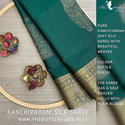 Pure Kanchivaram Silk saree SHSSKAN20623