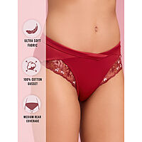 Nykaa V Cut Floral Lace Hipsters NYP361