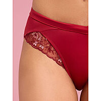 Nykaa V Cut Floral Lace Hipsters NYP361