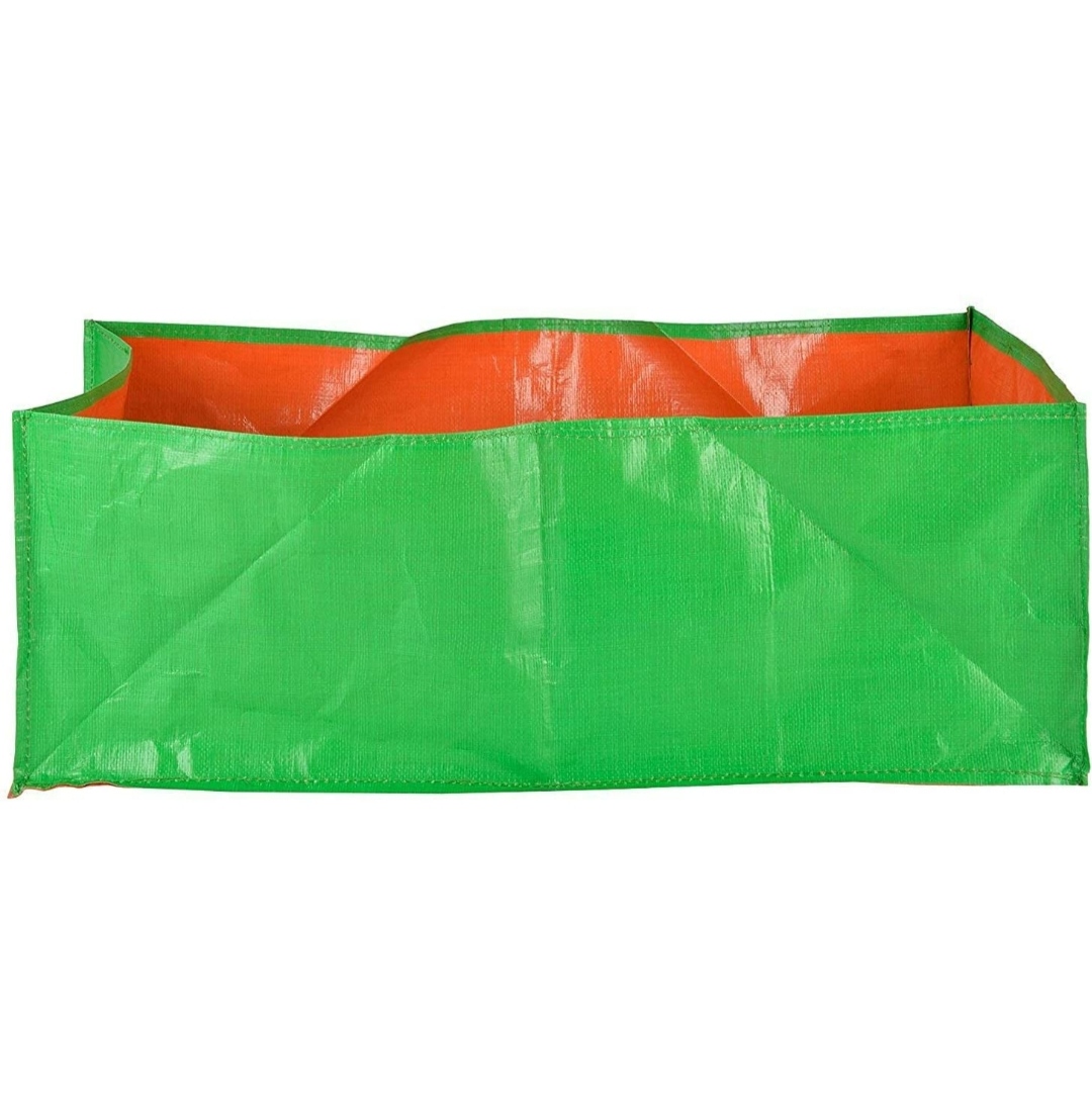 36 × 12 × 12 Inch Rectangular HDPE Grow Bag with UPVC Support – 260 GSM