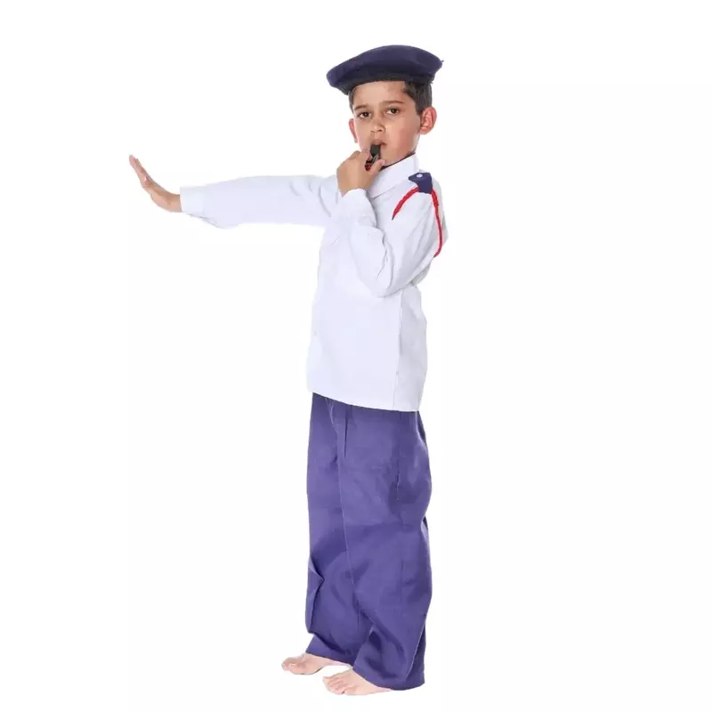Traffic Police Fancy Dress Costume For Kids